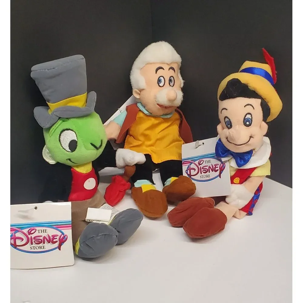 Vintage Disney Store‎ Jiminy Cricket, Geppetto, Pinocchio 8